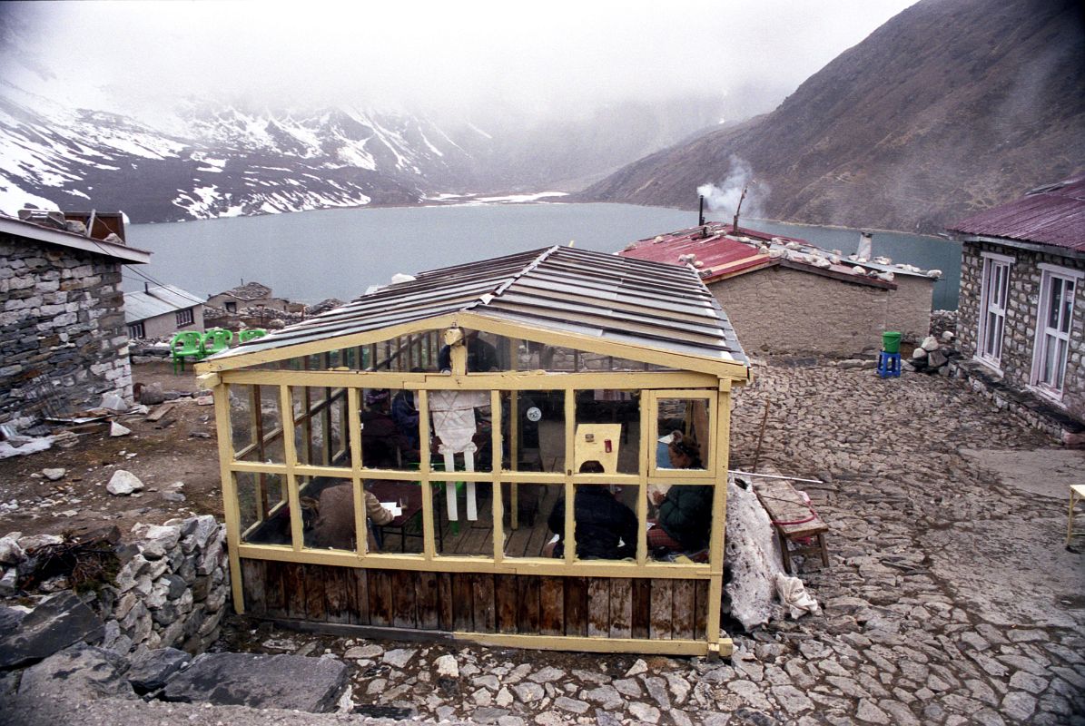 03 Reading In A Heated Room On A Cloudy Afternoon In Gokyo